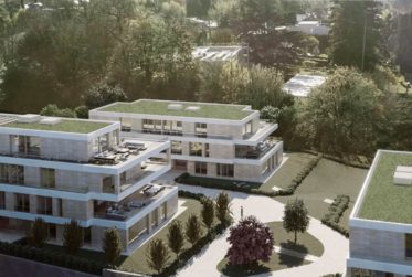 Attique dans une résidence neuve à Cologny