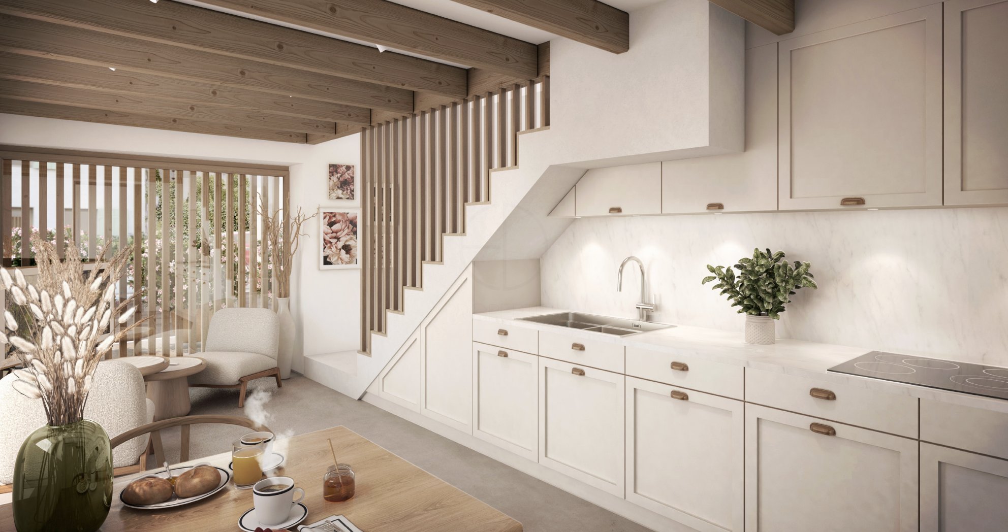 3 Rooms House, New house